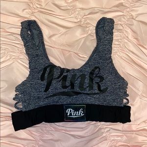 Pink Sports Bra